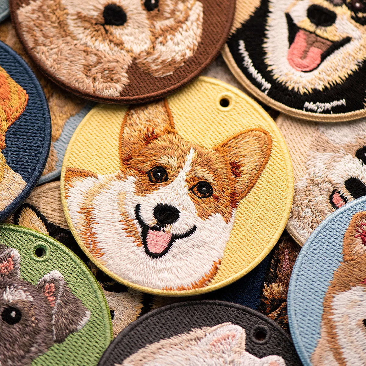 Embroidered Keychain