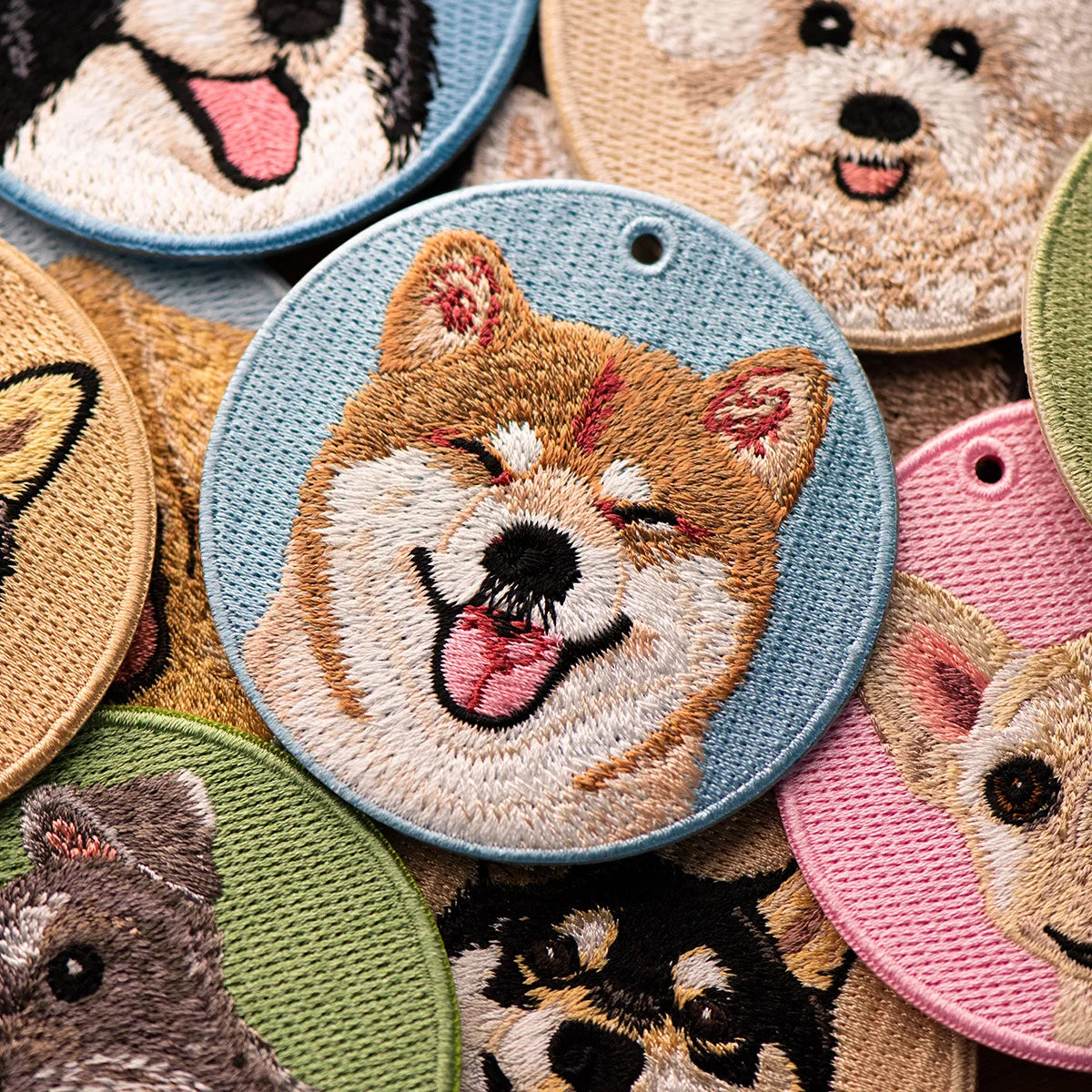 Embroidered Keychain
