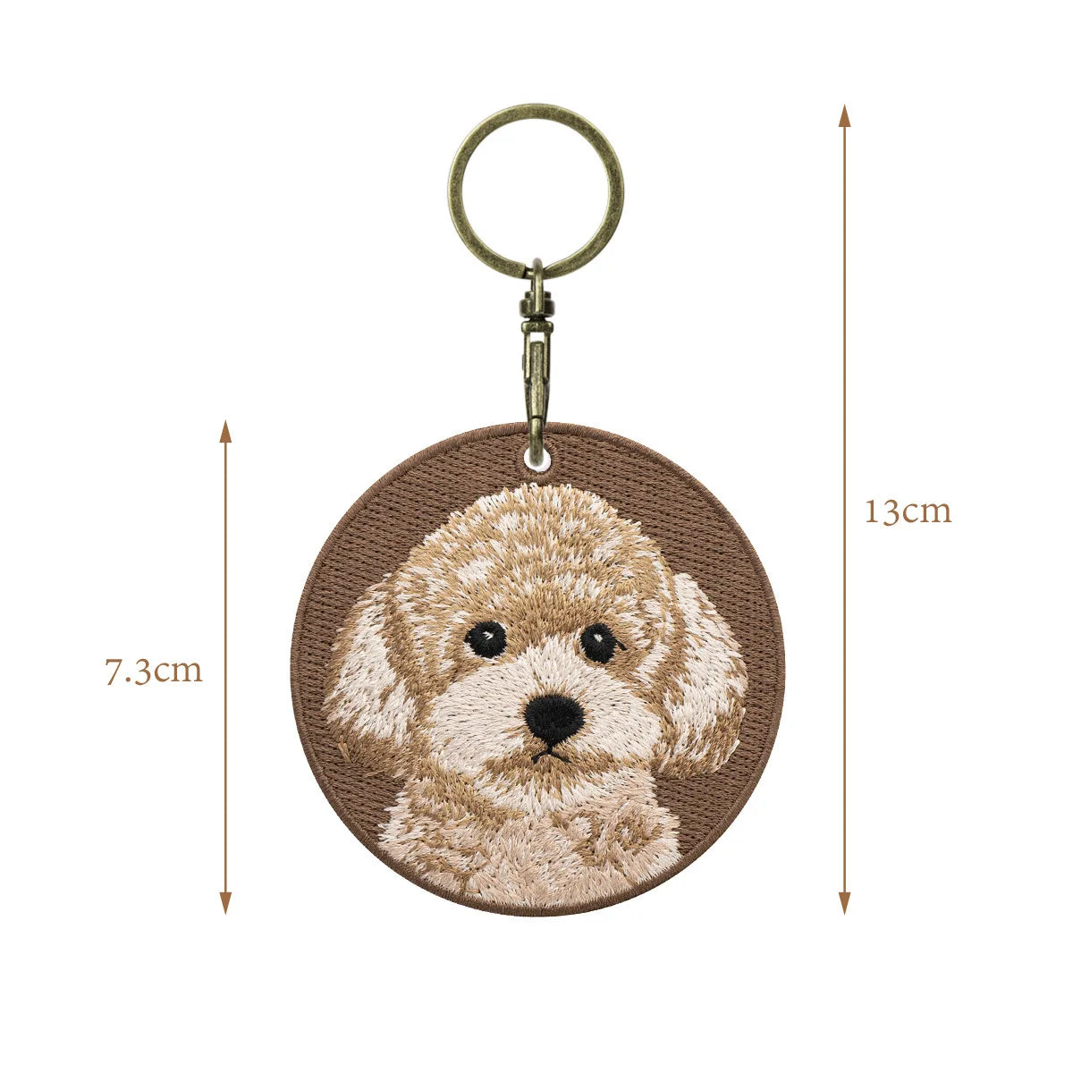 Embroidered Keychain