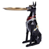 Doberman Pinscher Butler Statue
