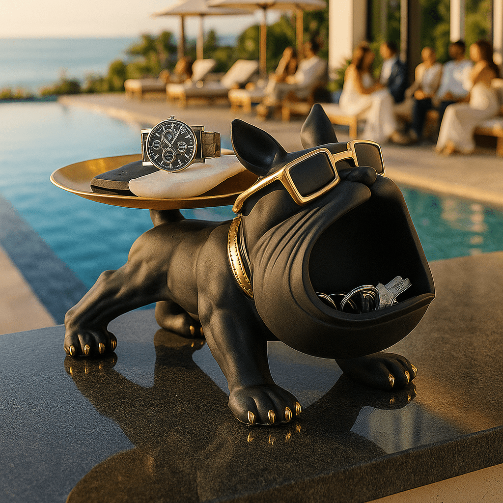 Frenchie Butler Statue