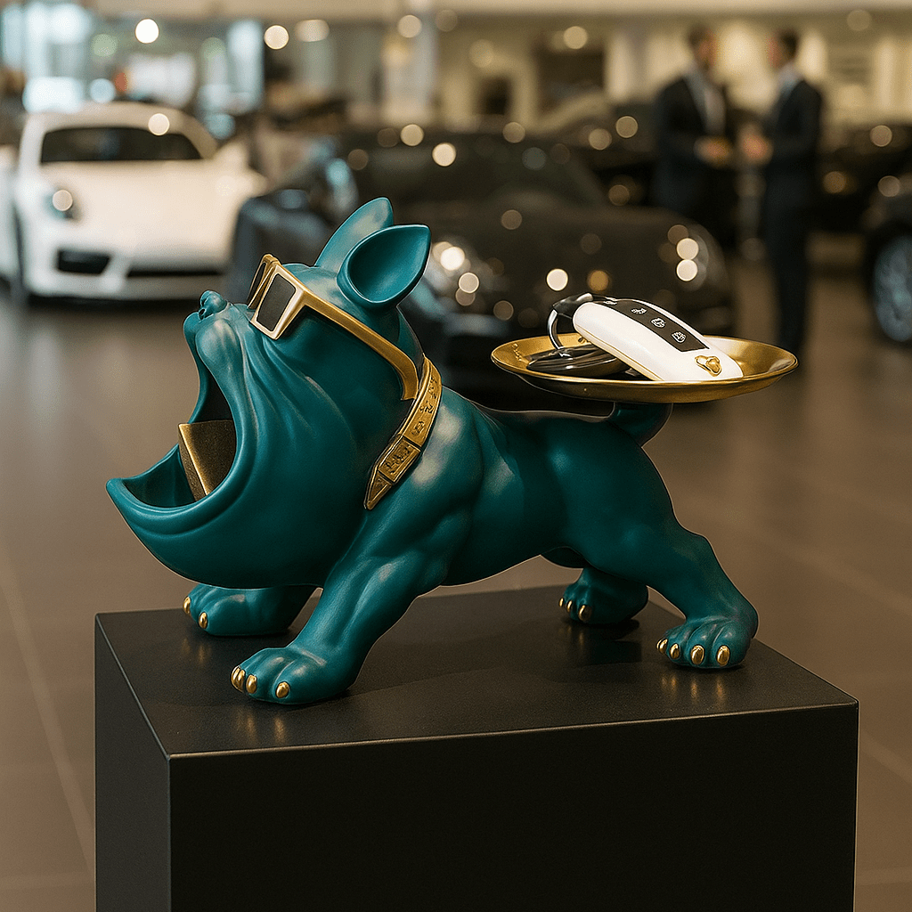 Frenchie Butler Statue