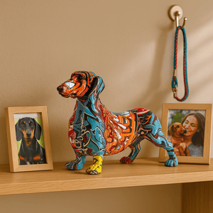 Graffiti Dachshund Statue