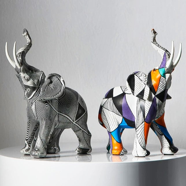 Abstract Elephant Statue
