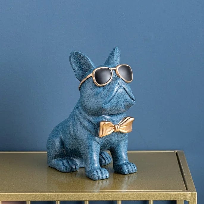 Frenchie Coin Bank Statue