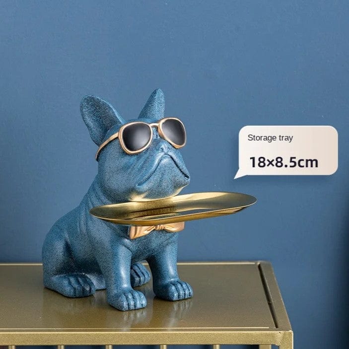 Frenchie Coin Bank Statue