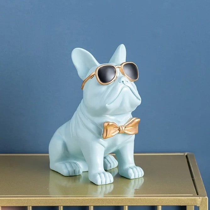 Frenchie Coin Bank Statue