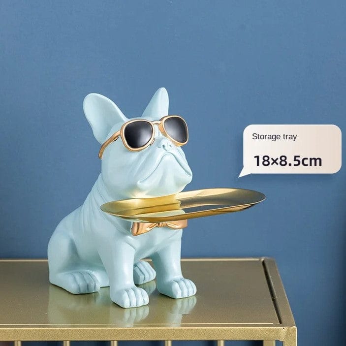 Frenchie Coin Bank Statue