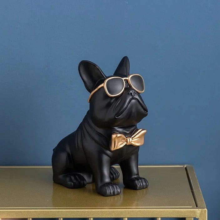 Frenchie Coin Bank Statue