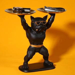 Frenchie Butler Statue