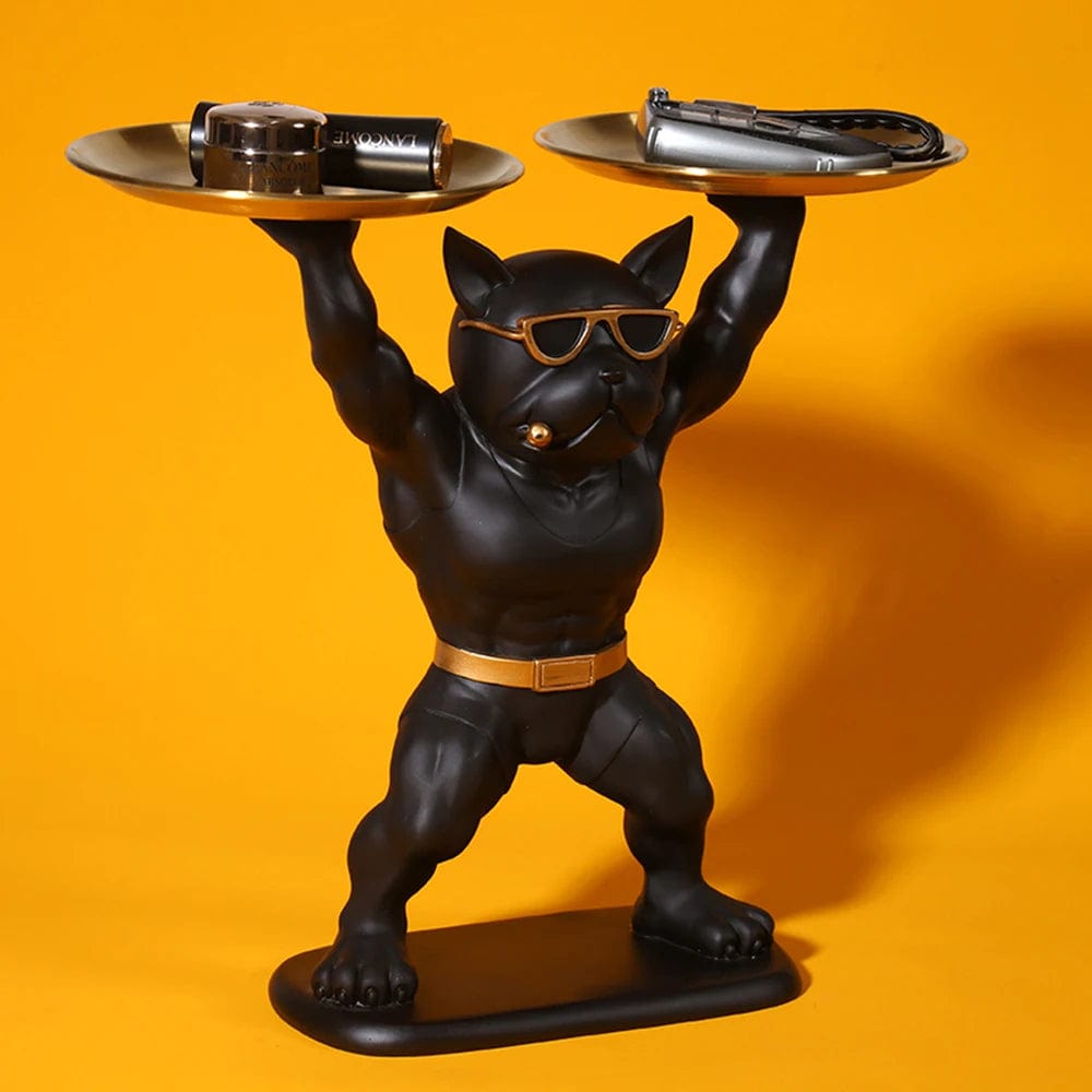 Frenchie Butler Statue