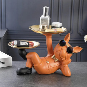 Frenchie Butler Statue