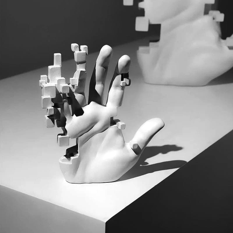 3D Mosaic Hand Sculpture