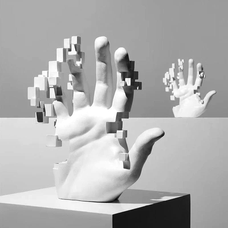 3D Mosaic Hand Sculpture
