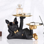 Frenchie Playful Butler Statue