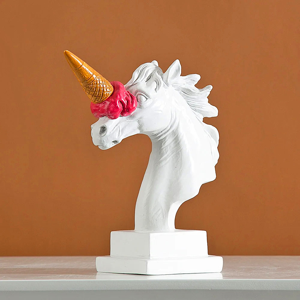 Gelato Unicorn Sculpture