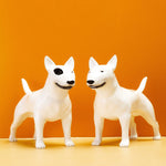 Nordic Painted Bull Terrier Statue