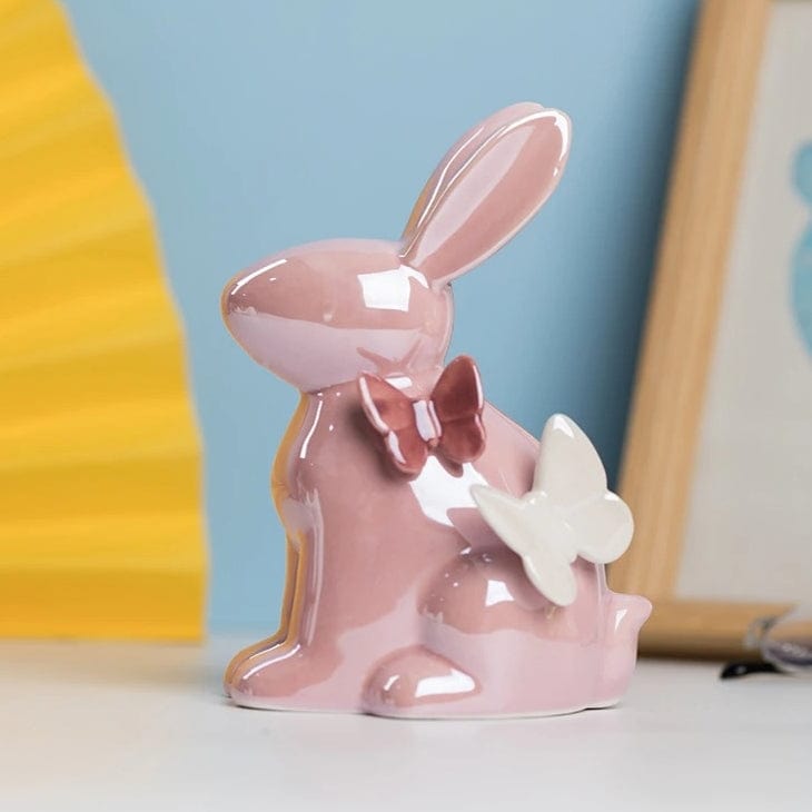 Butterfly Bunny Figurines