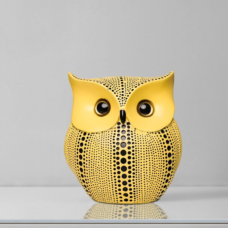 Flamboyant Owl Figurines