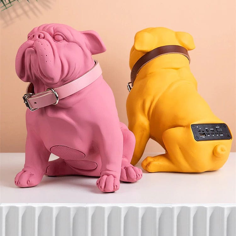 Shar-Pei Bulldog Bluetooth Speaker Statue