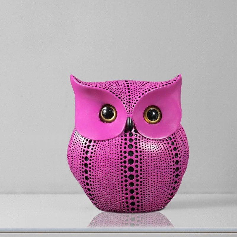 Flamboyant Owl Figurines