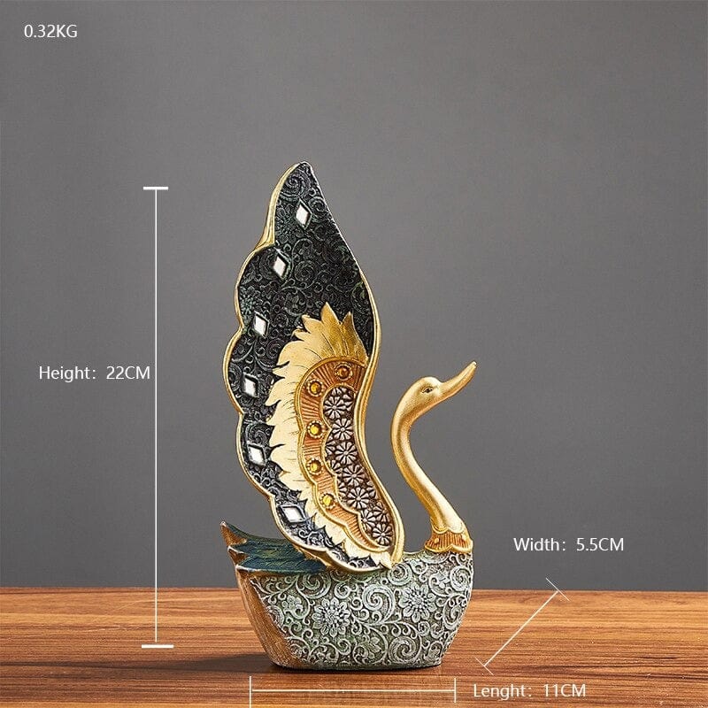 Classic Luxury Swan Statue