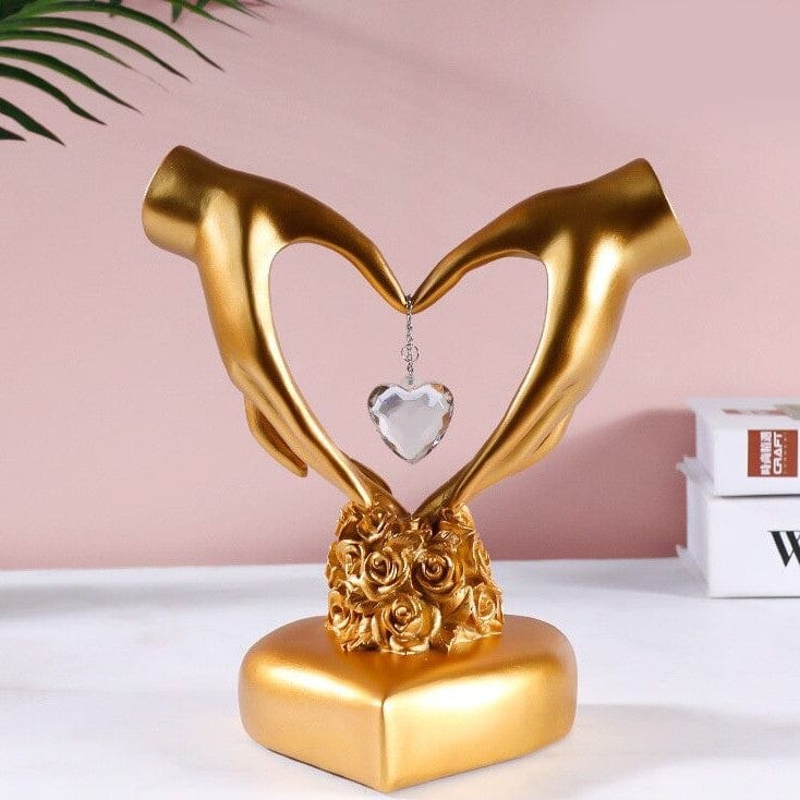 Heart Hands Figurine