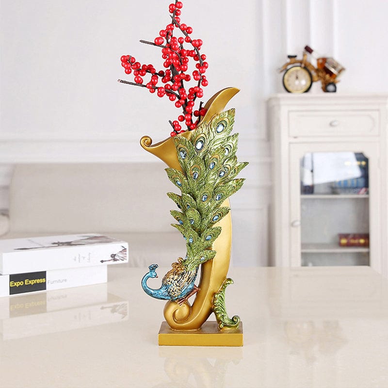 Classic Luxury Peacock Statue