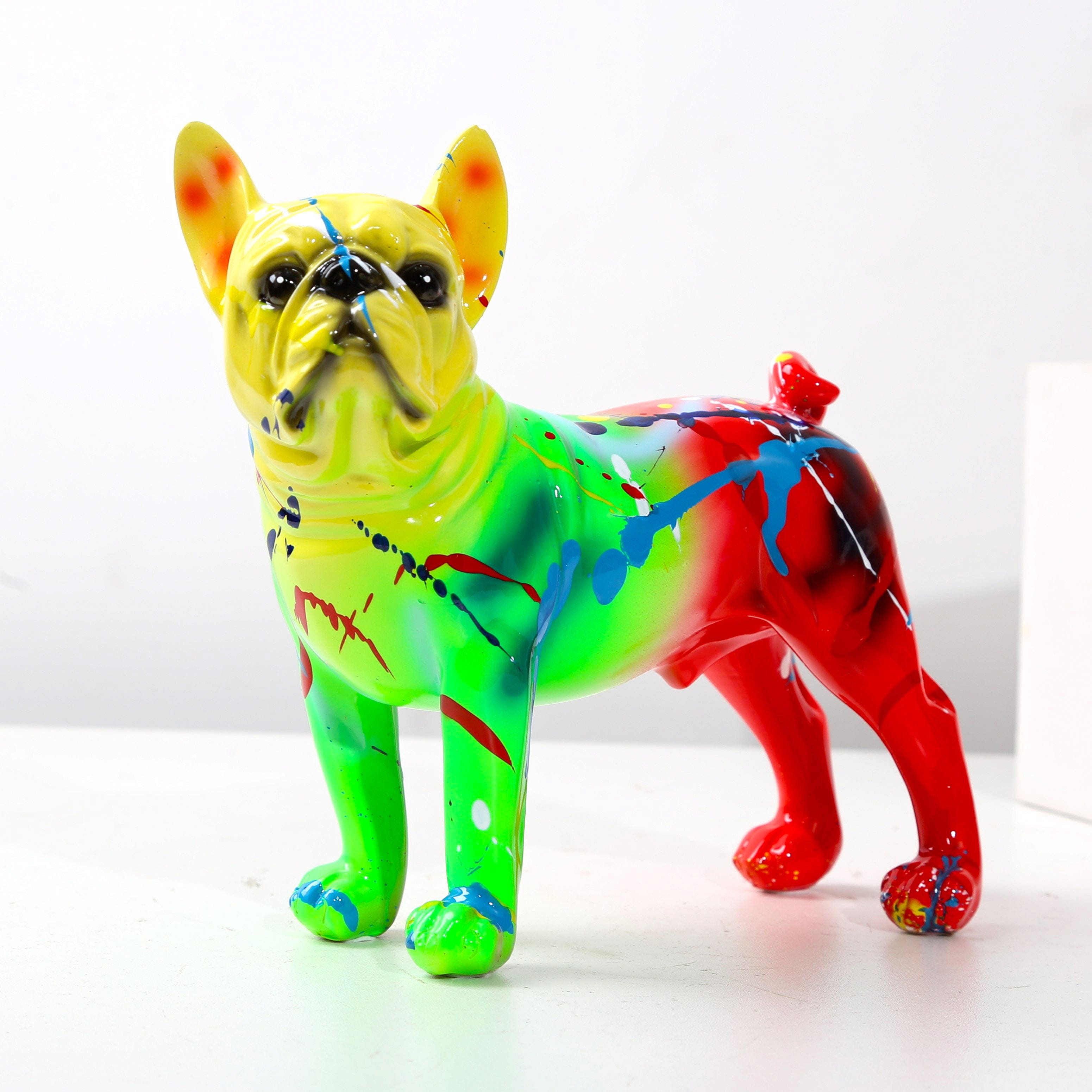 Fluorescence French Bulldog Statue SPEEDY KOALA