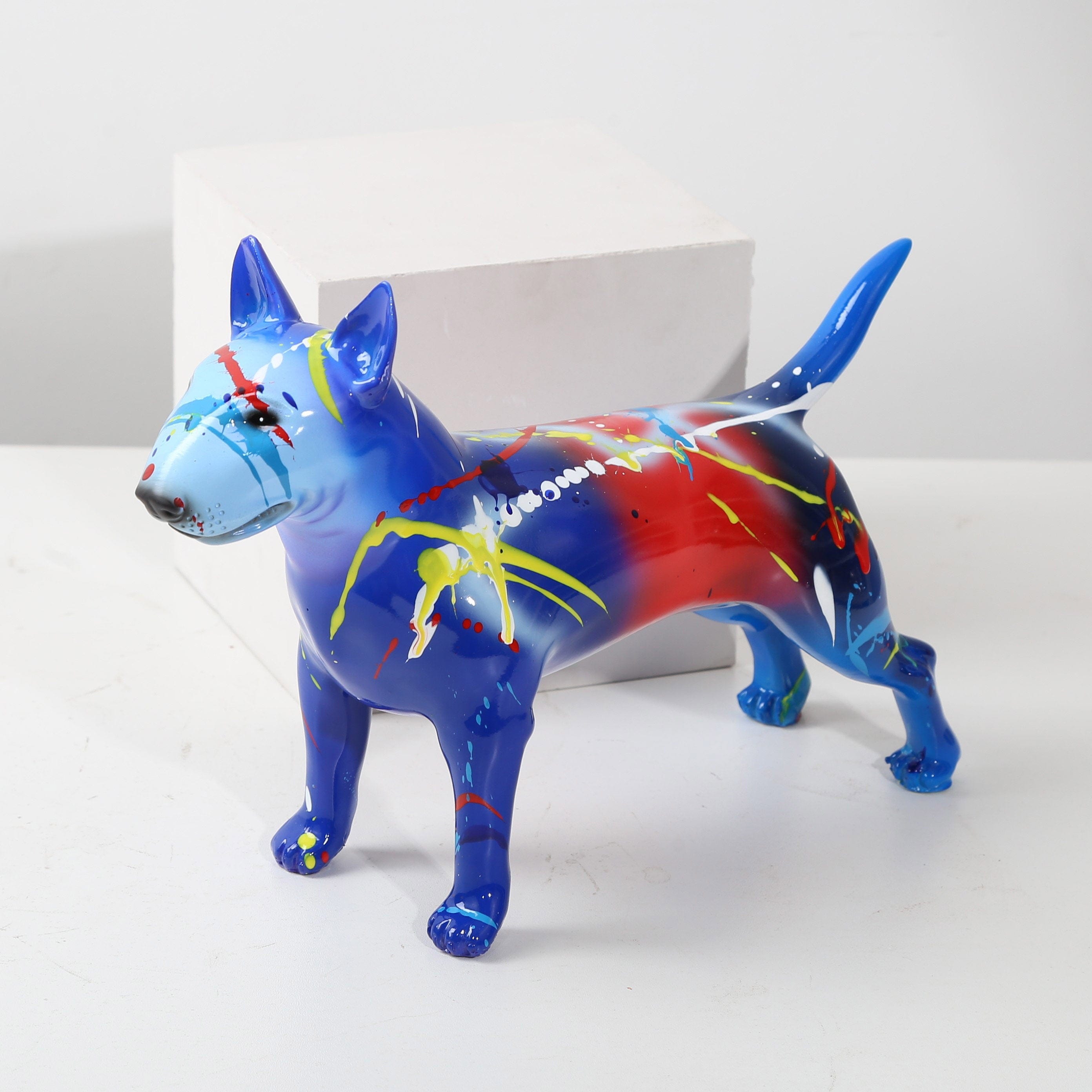 Fluorescence Bull Terrier Statue