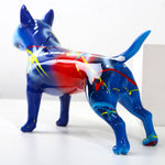 Fluorescence Bull Terrier Statue