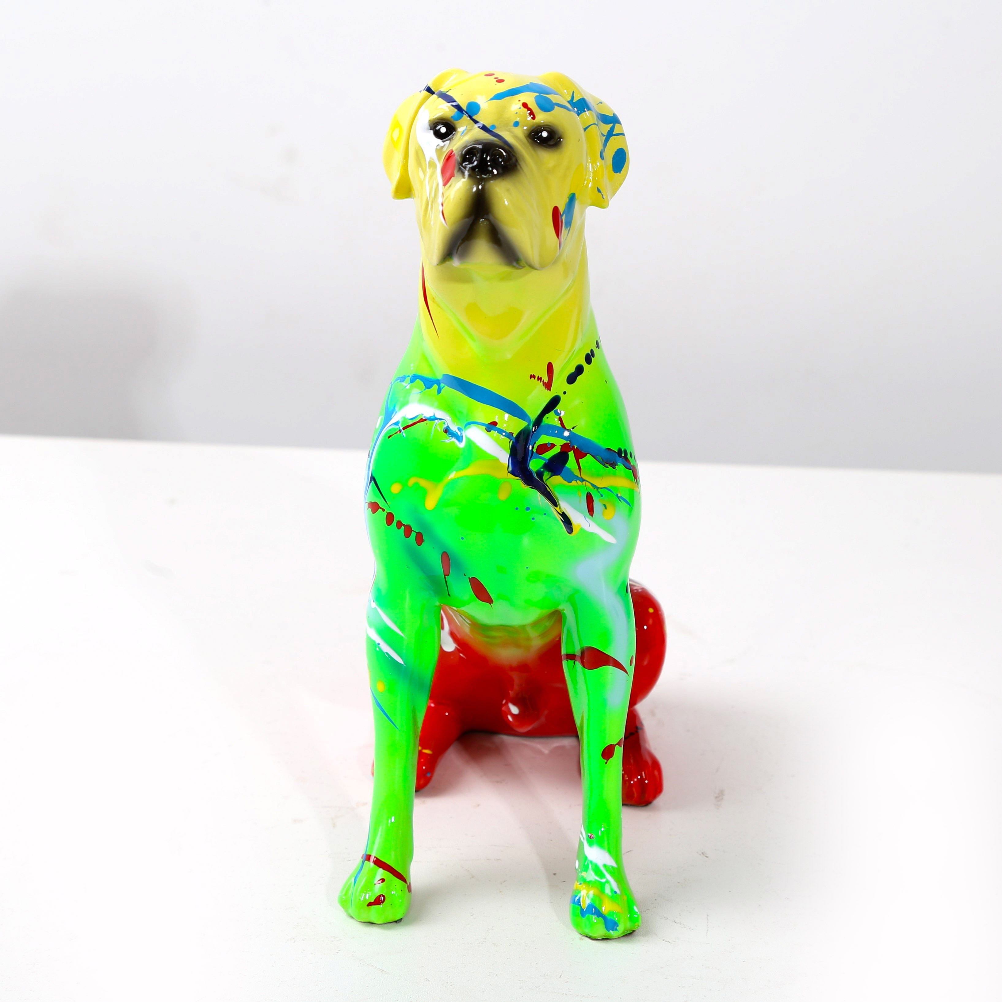 Fluorescence Boxer Statue