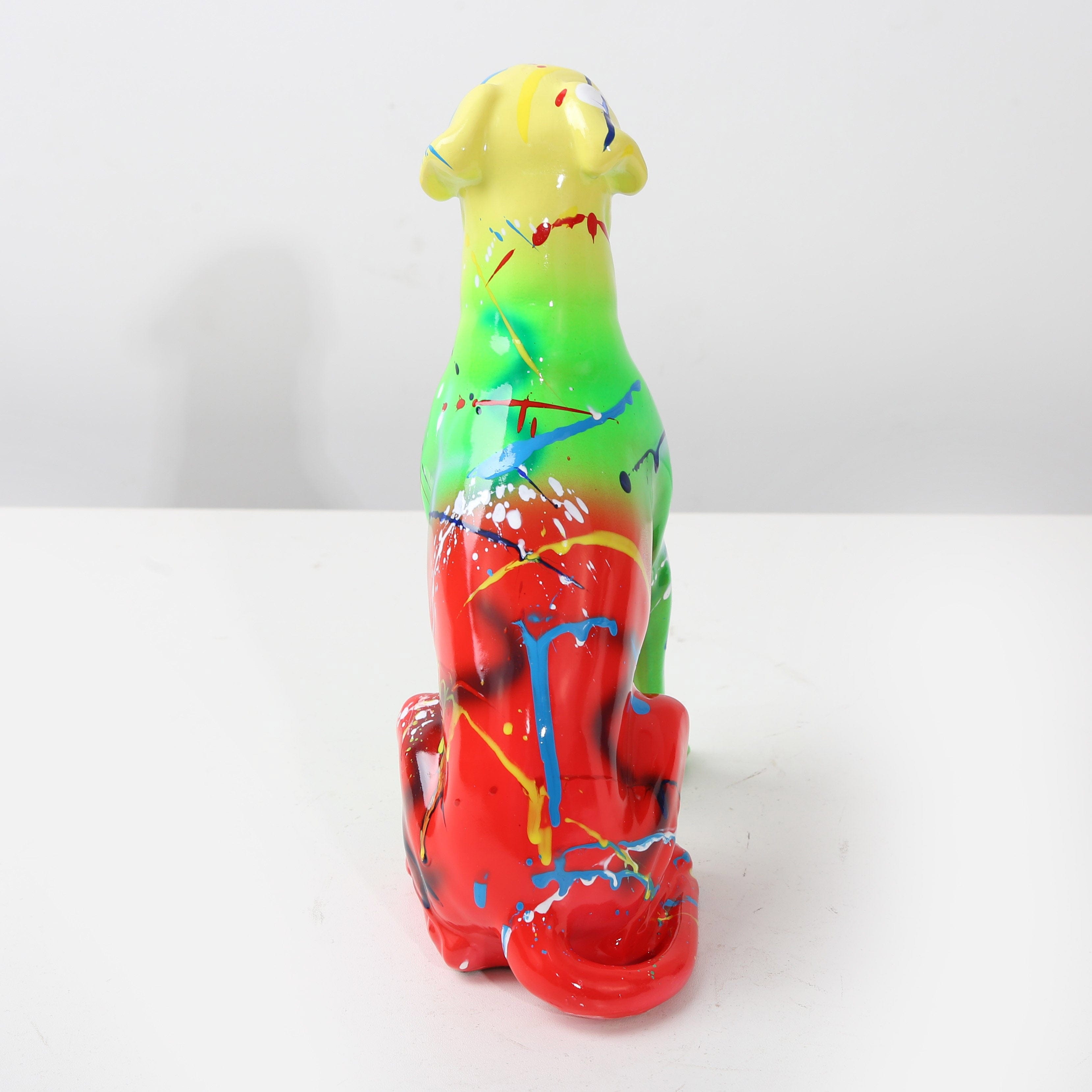 Fluorescence Boxer Statue