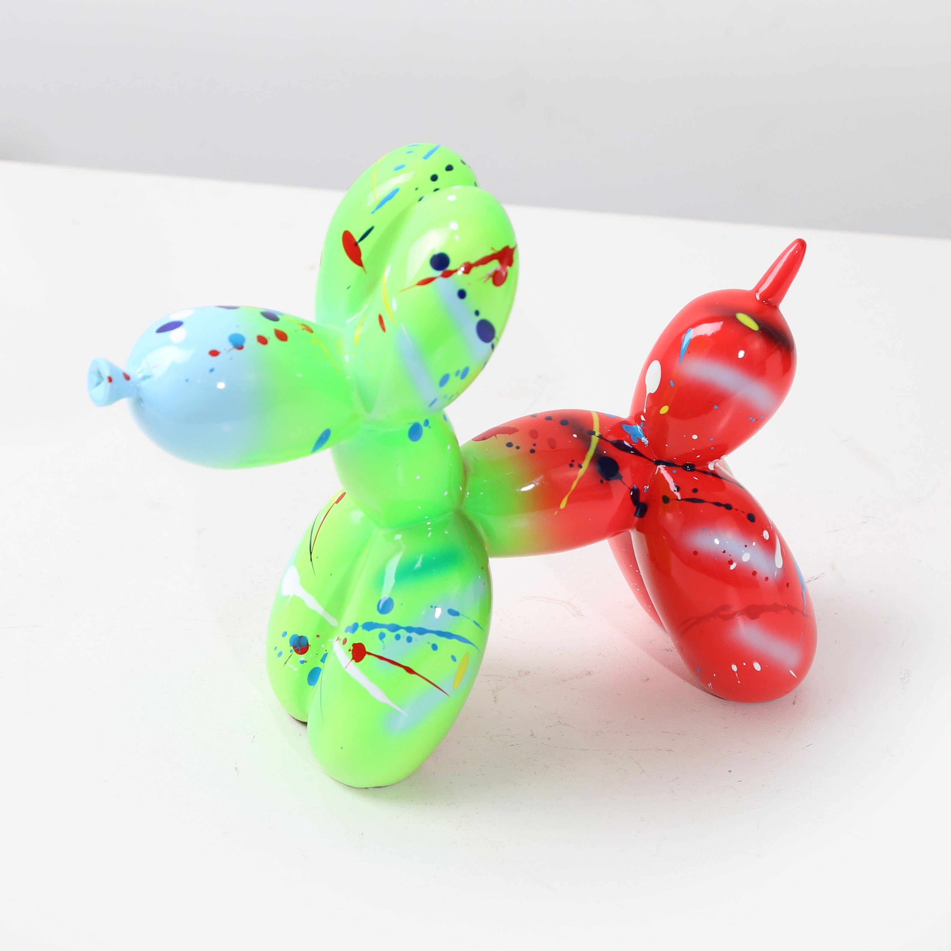 Fluorescence Balloon Dog Statue