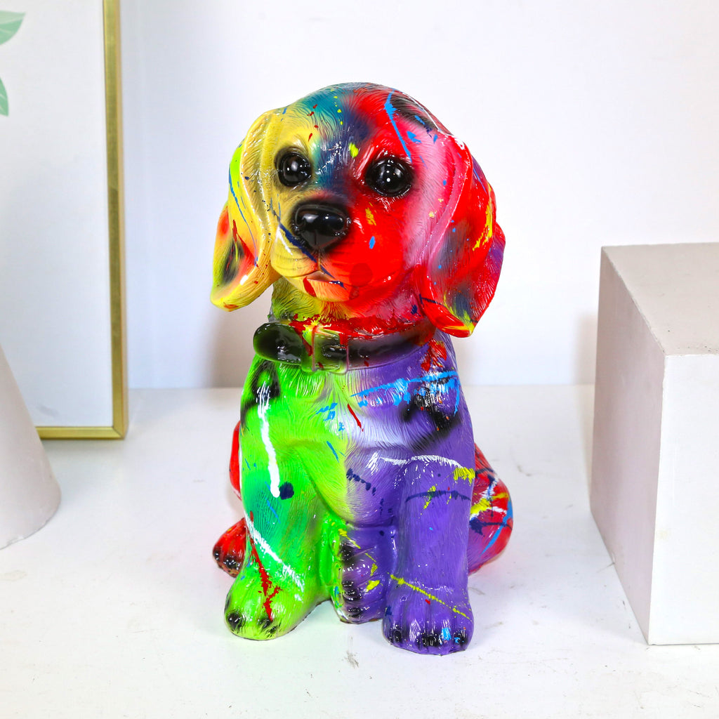 Fluorescence Beagle Statue