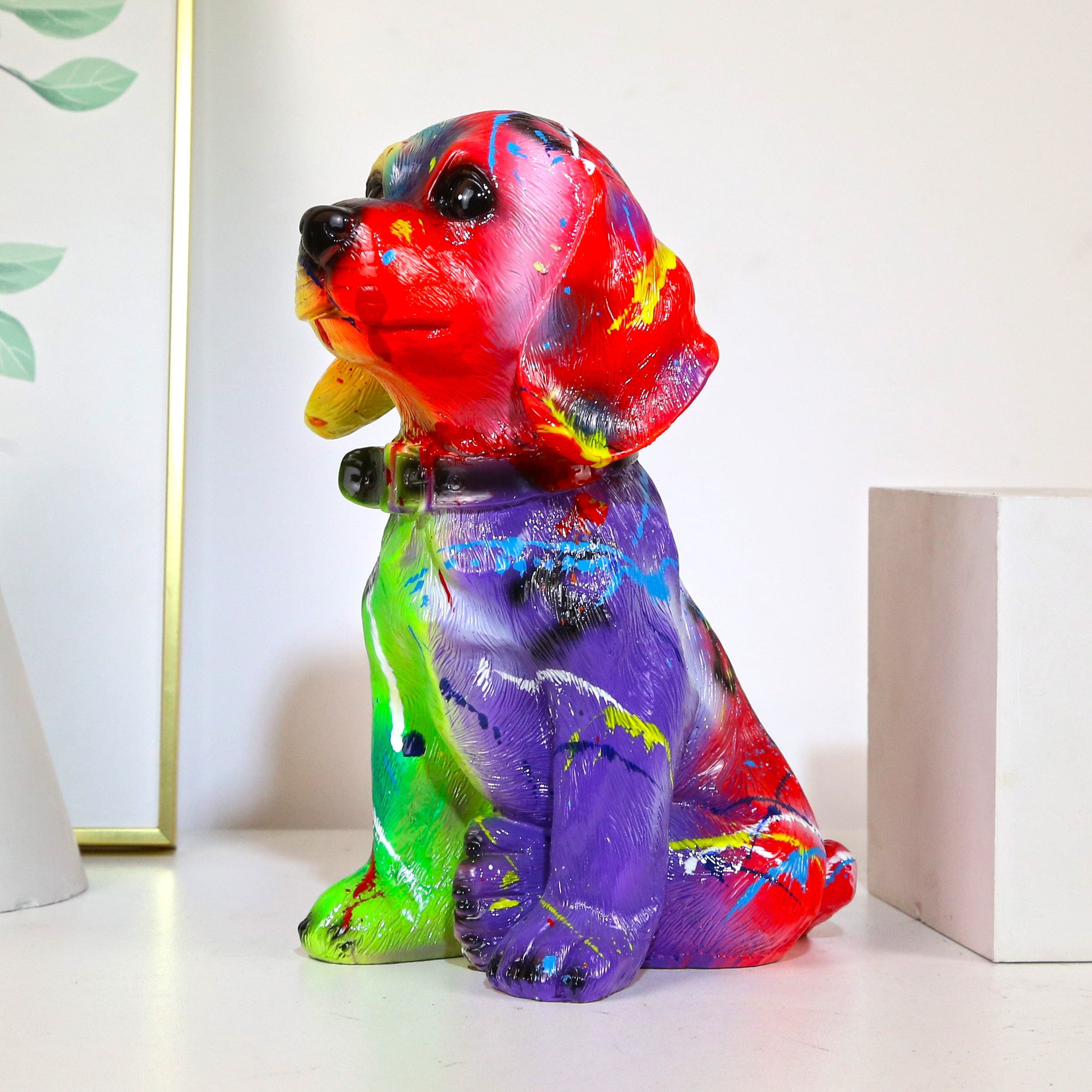 Fluorescence Beagle Statue
