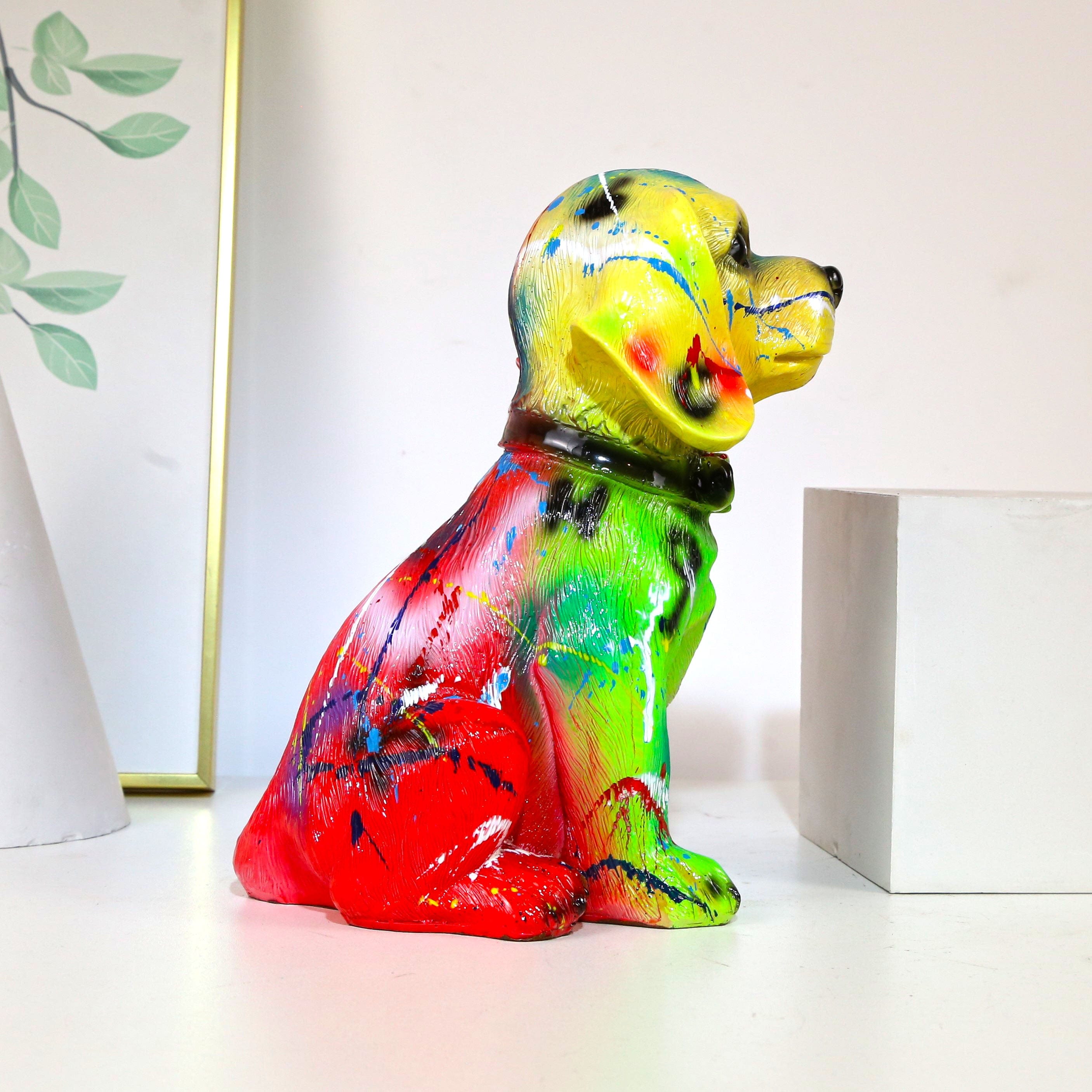 Fluorescence Beagle Statue