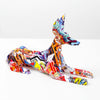 Graffiti Doberman Statue