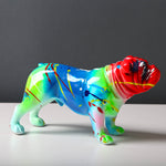 Fluorescence Bulldog Statue