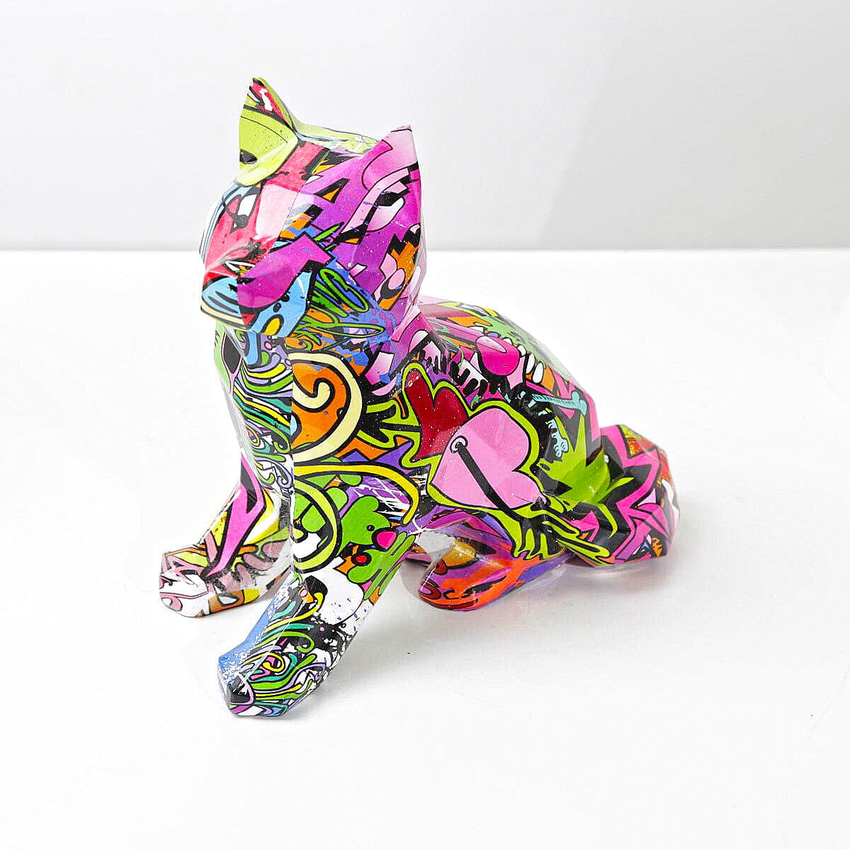 Graffiti Shiba Inu Statue