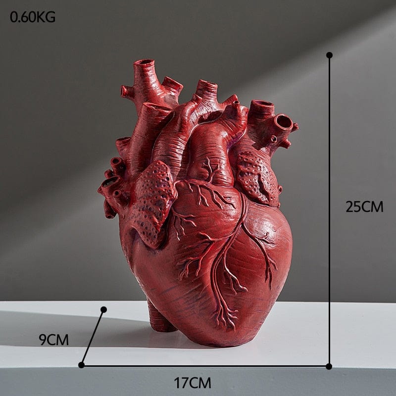 Anatomical Heart Vase