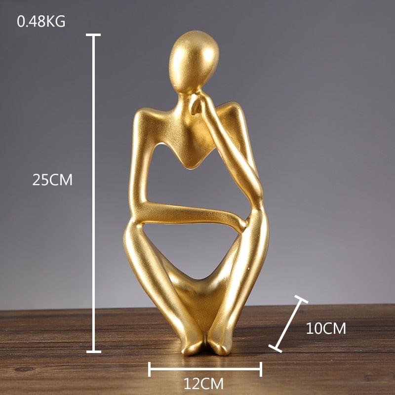 Abstract Book Shelf Figurines