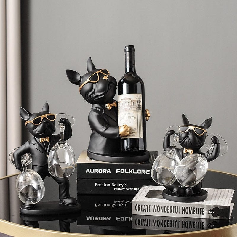 Frenchie Wine Glass Rack