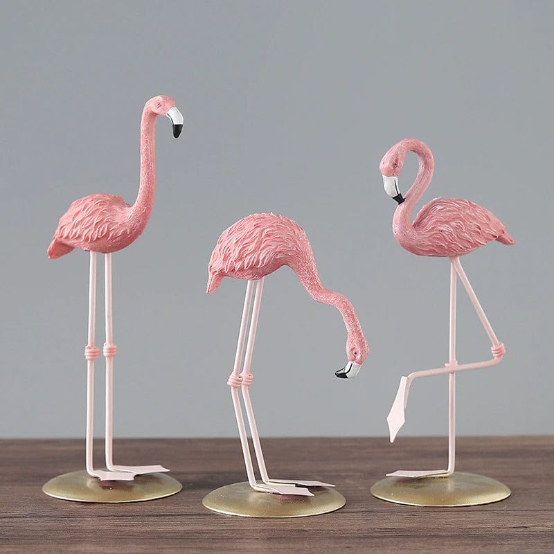 Flamingo Simulation Figurines