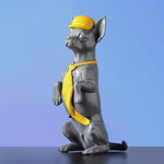 Vibrant Reveller Chihuahua Statue