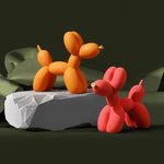 Multicolor Balloon Dog Figurines