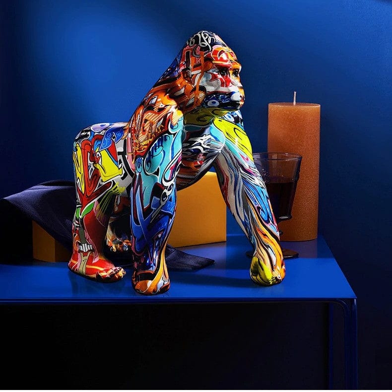 Walking Gorilla Nordic Statue