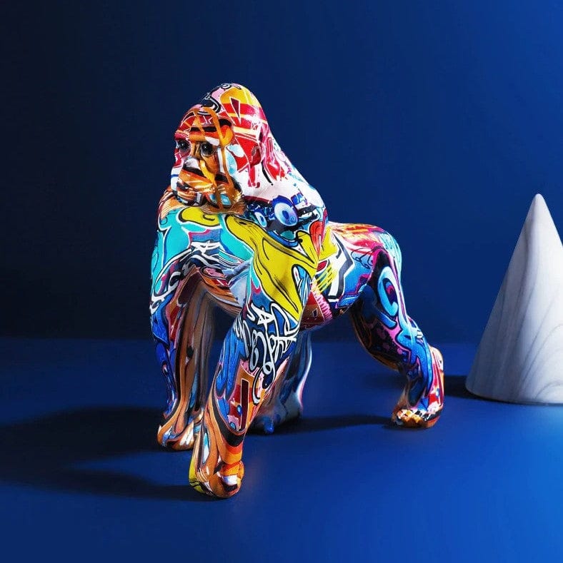Walking Gorilla Nordic Statue