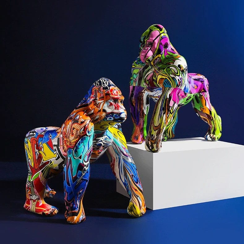 Walking Gorilla Nordic Statue