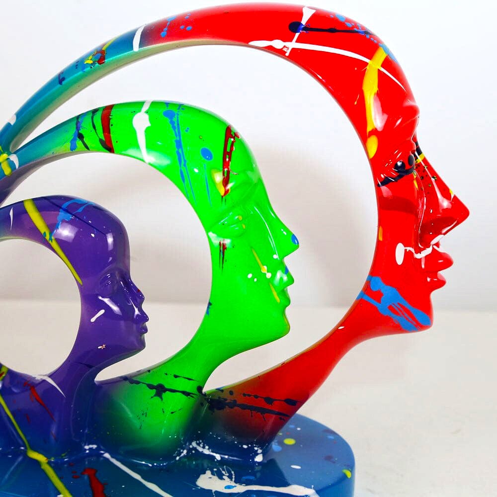 Fluorescence Life Phases Sculpture
